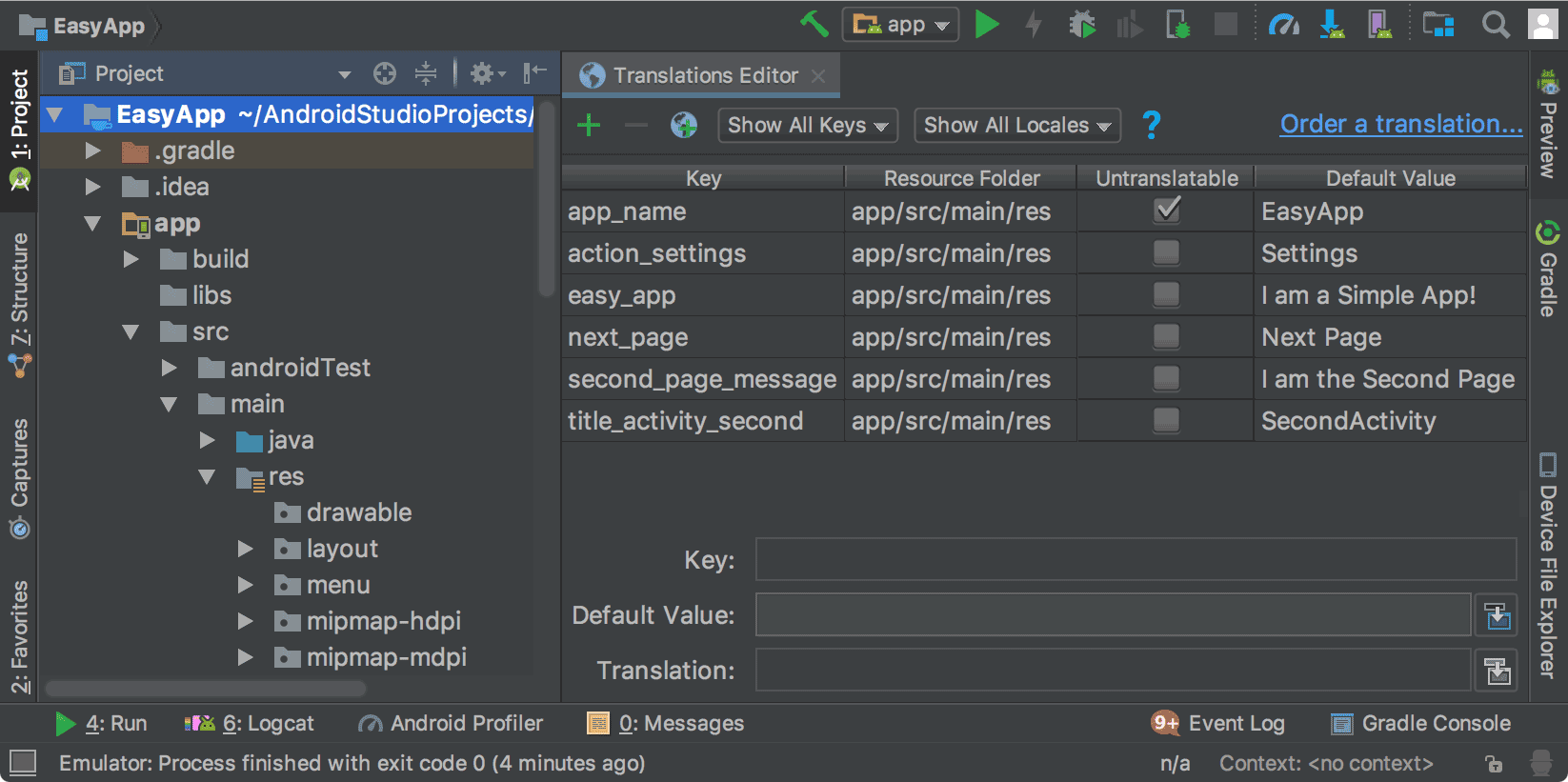Localize the UI with Translations Editor | Android Studio | Android  Developers