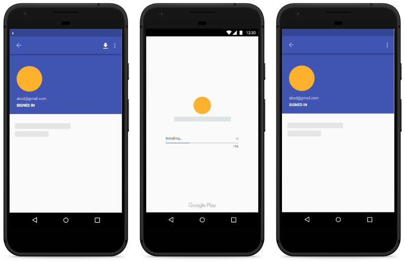 UX best practices for apps on Google Play Instant | Other Play guides ...