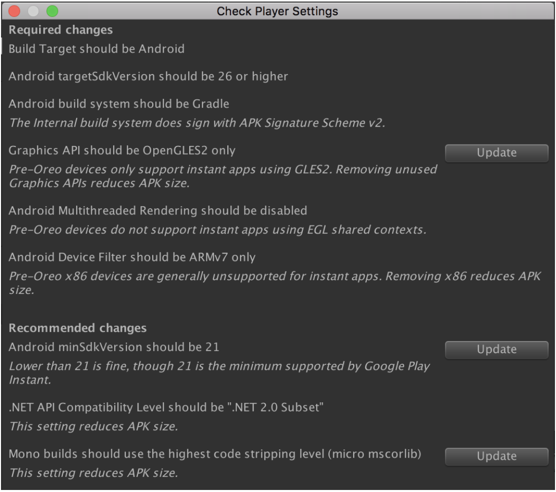 Les suggestions spécifiques incluent l'utilisation d'OpenGL ES 2.0 uniquement et la désactivation du rendu multithread.