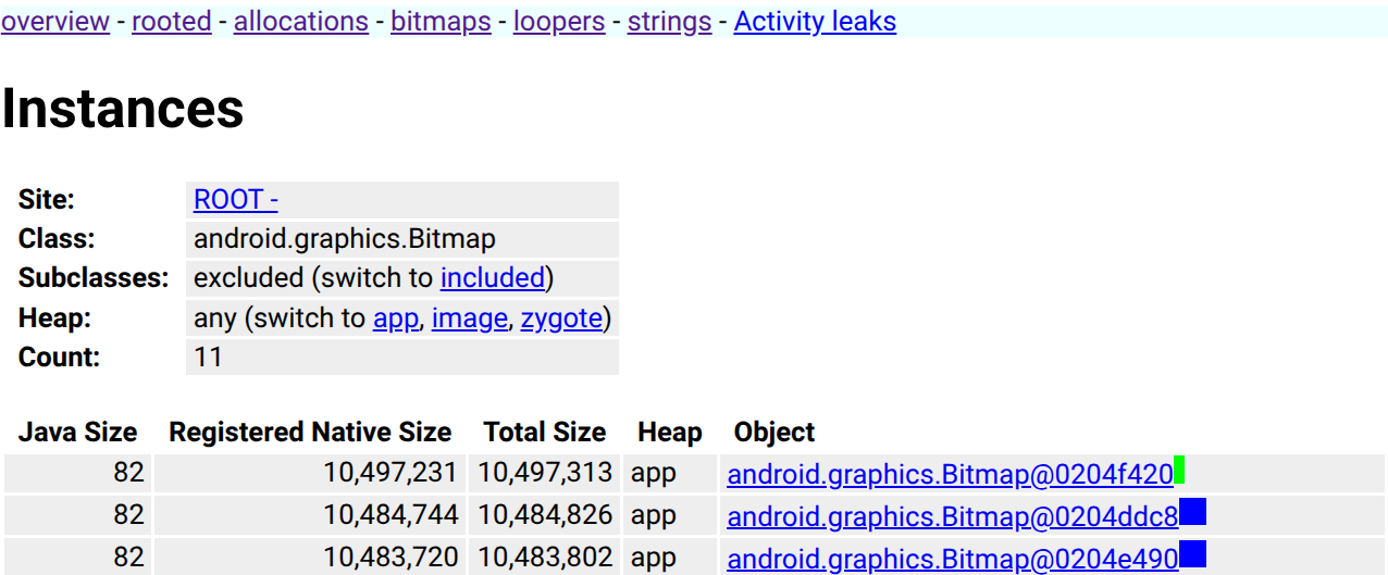 AHAT displaying rendered bitmaps