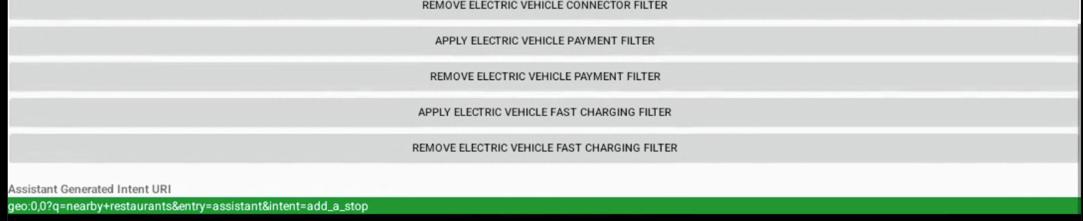 Dane wyjściowe intencji wygenerowanej przez Asystenta Google