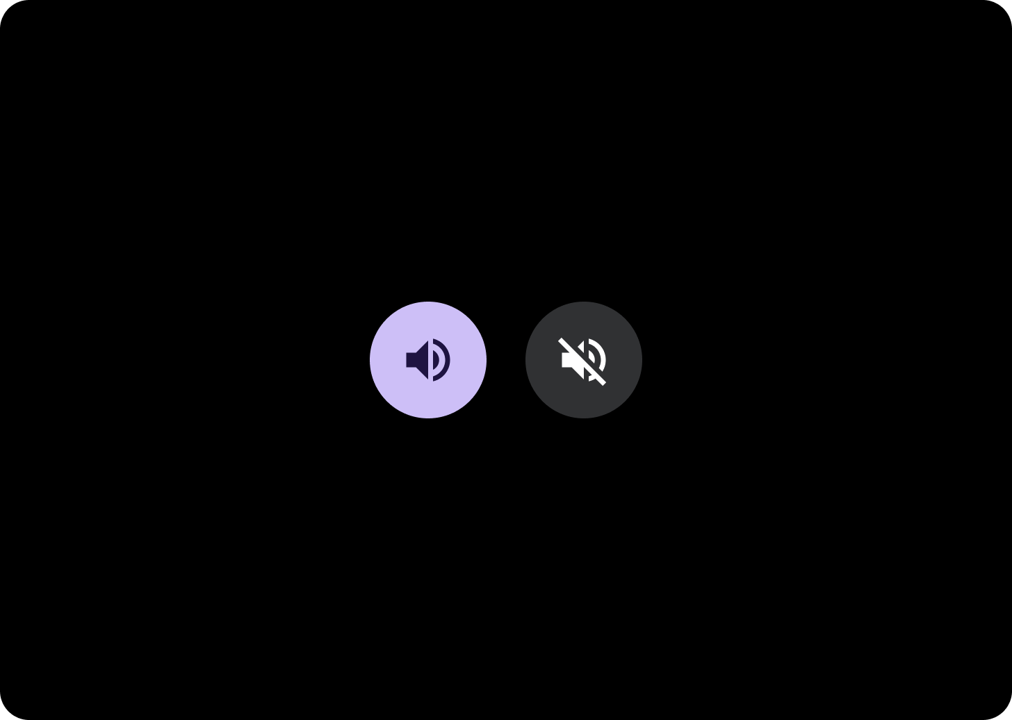 Toggle button examples