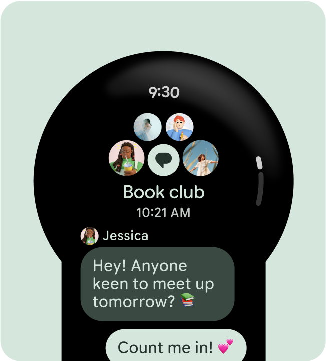 Chat de mensagens com rolagem vertical