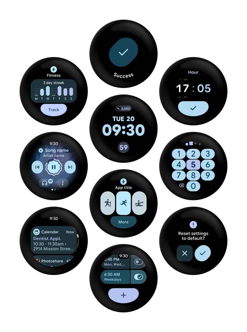 Wear | UI 디자인 | Android Developers