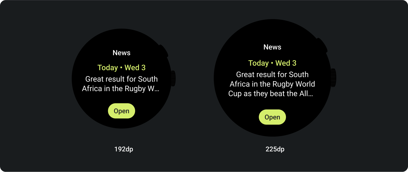 खबर की ज़्यादा हेडलाइन दिखती है