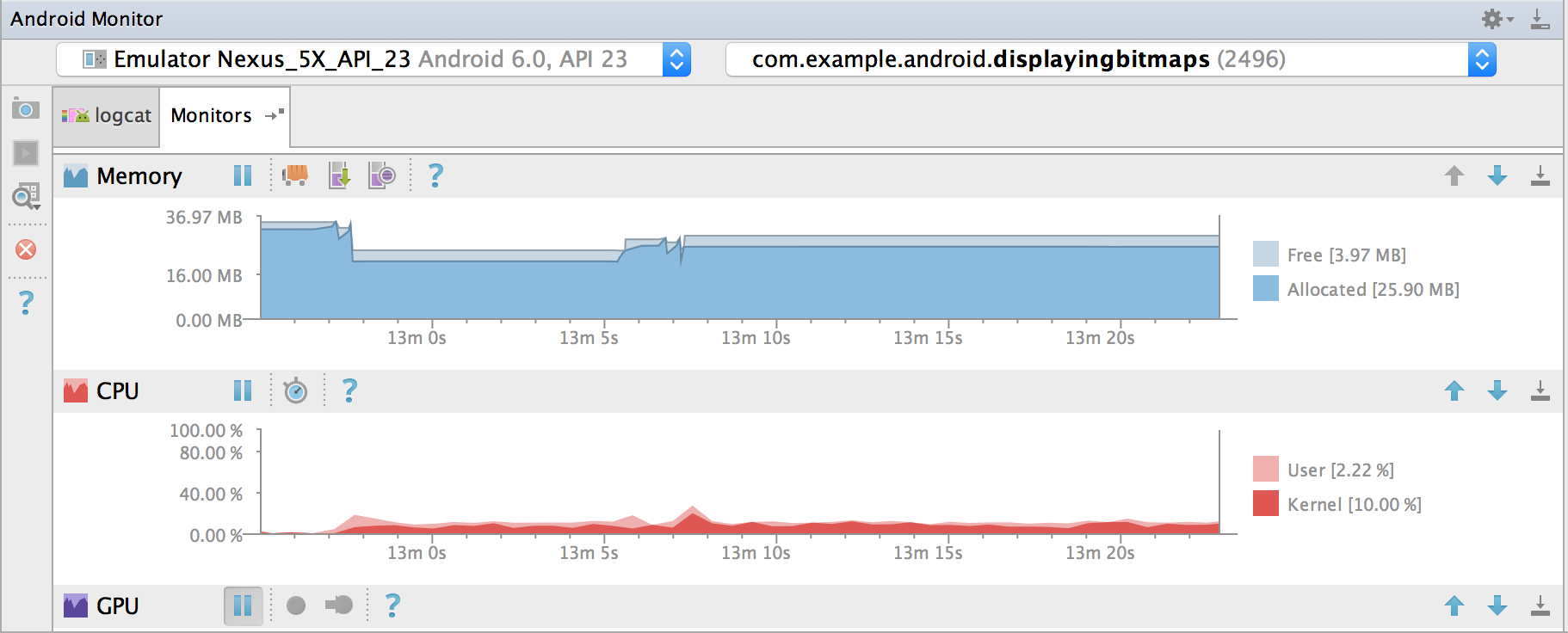 android system monitor application