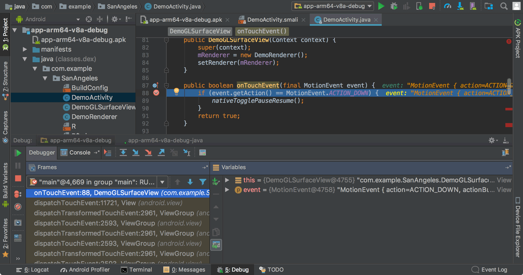 android studio databases