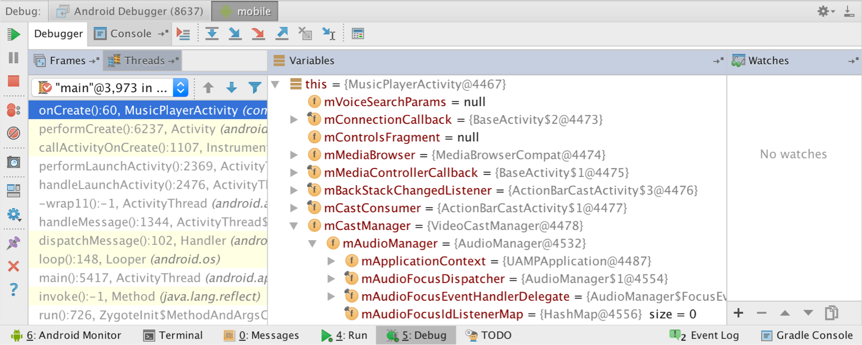 android studio debug coroutines