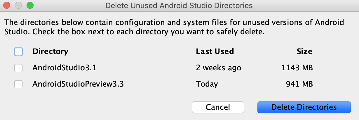 delete android emulator mac