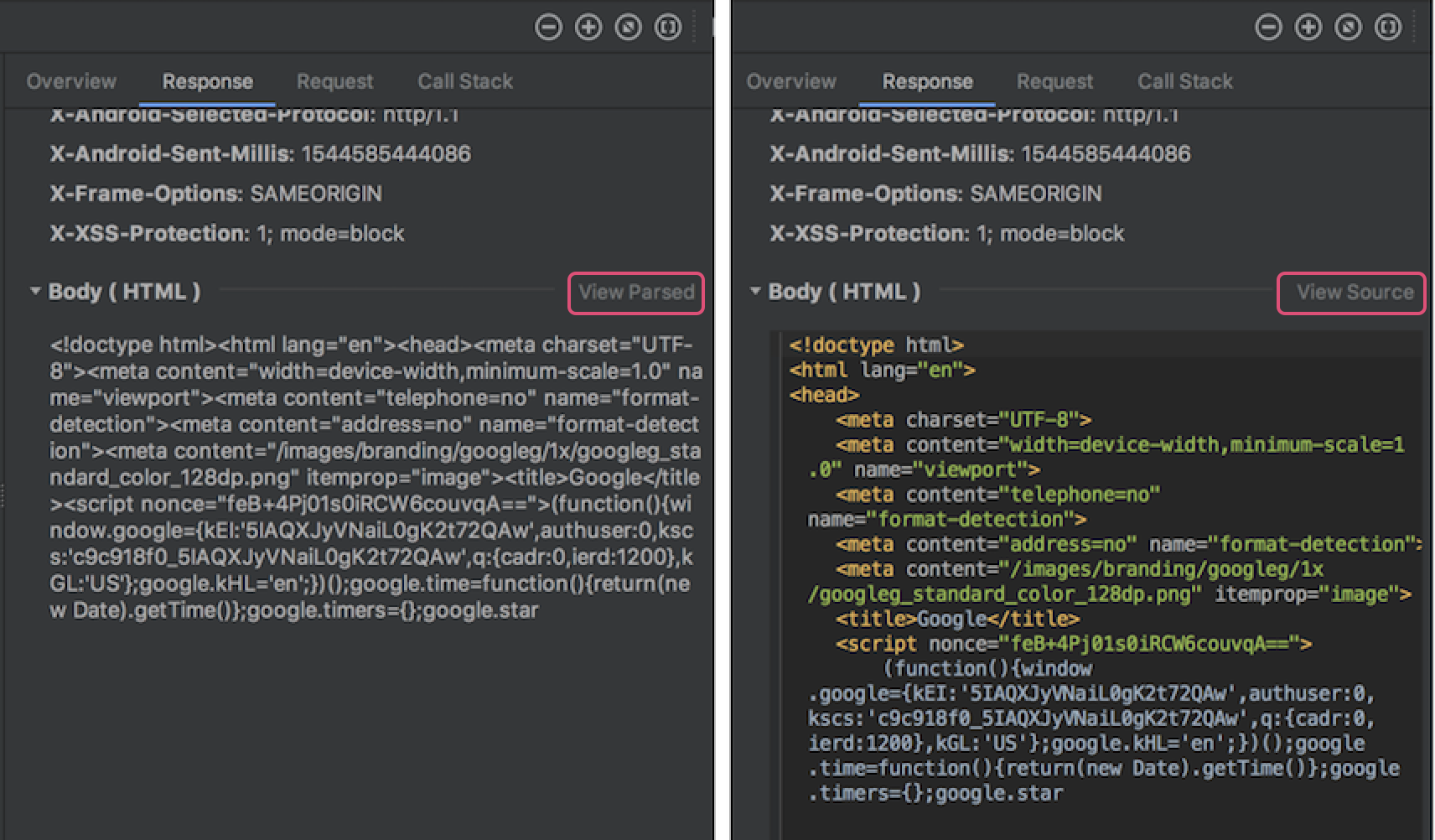 Inspect Network Traffic With Network Profiler Android Developers