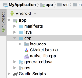 プロジェクトへの C C コードの追加 Android デベロッパー Android Developers