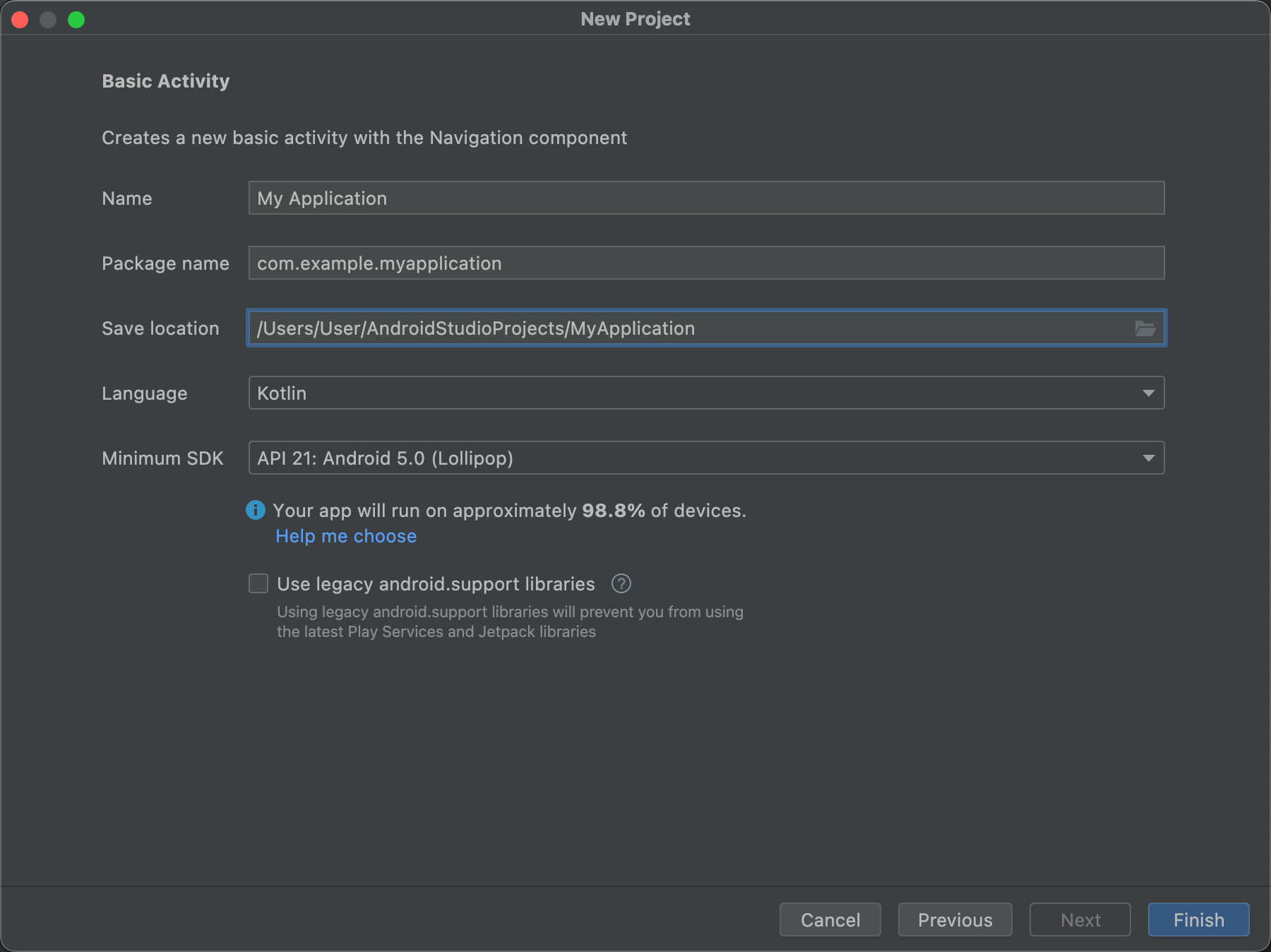 how to create a new component in android studio 2.2.3