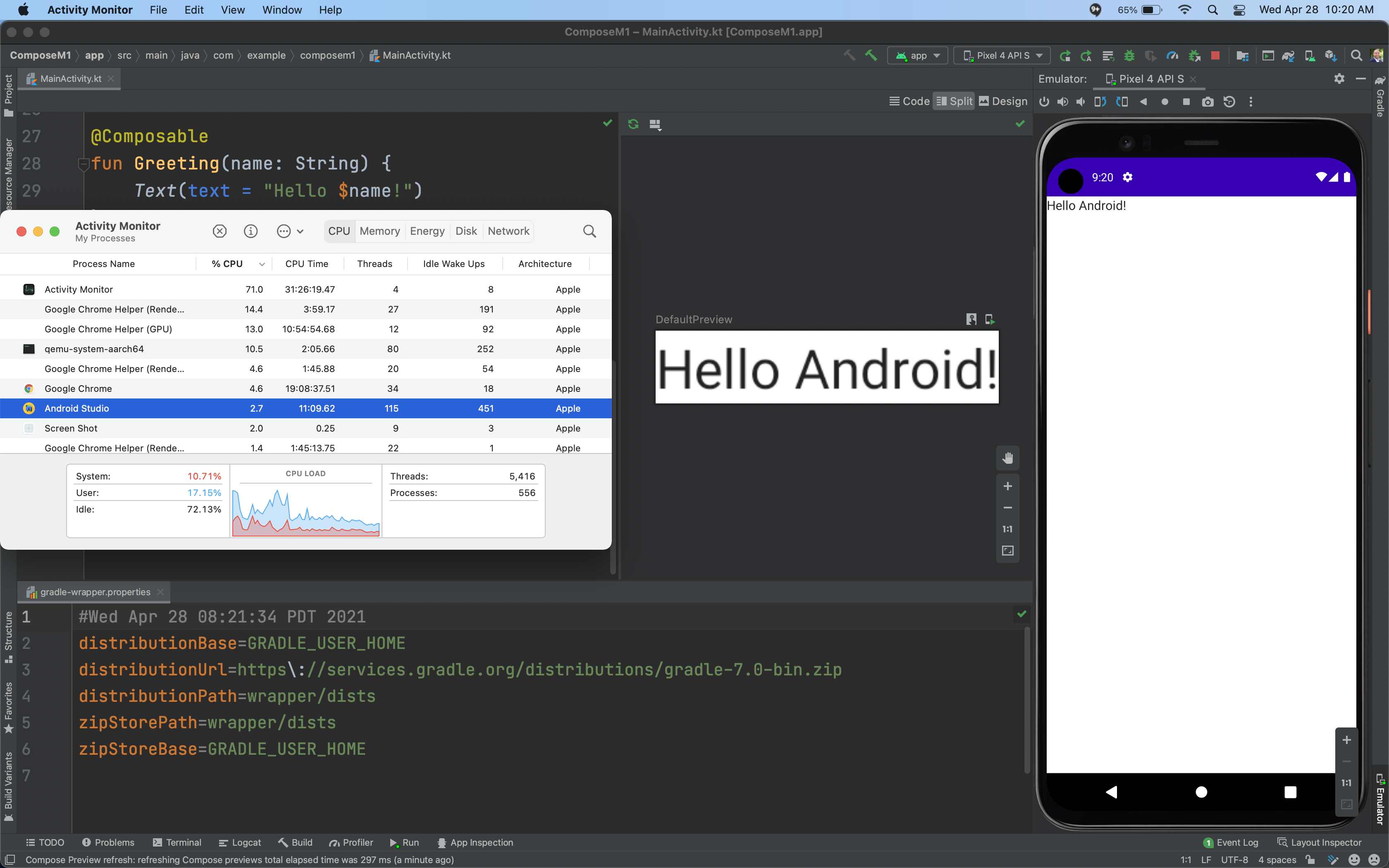 android studio 3.0.1 sync project with gradle files