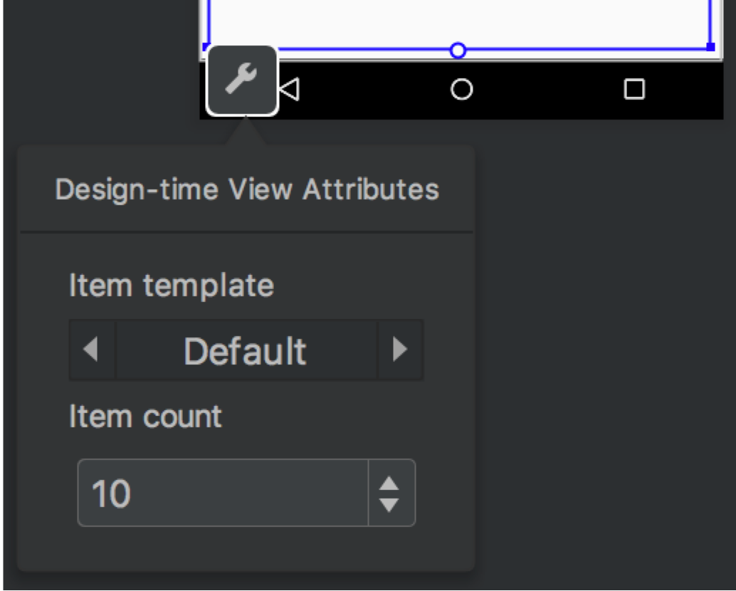 how to use android studio attribute window