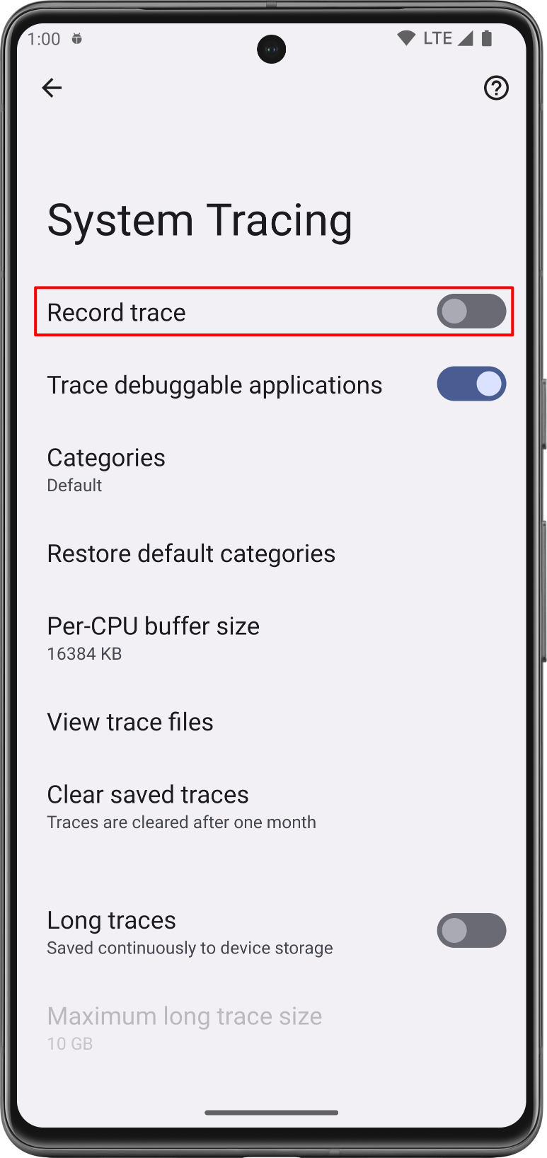 Capture A System Trace On A Device Android Developers